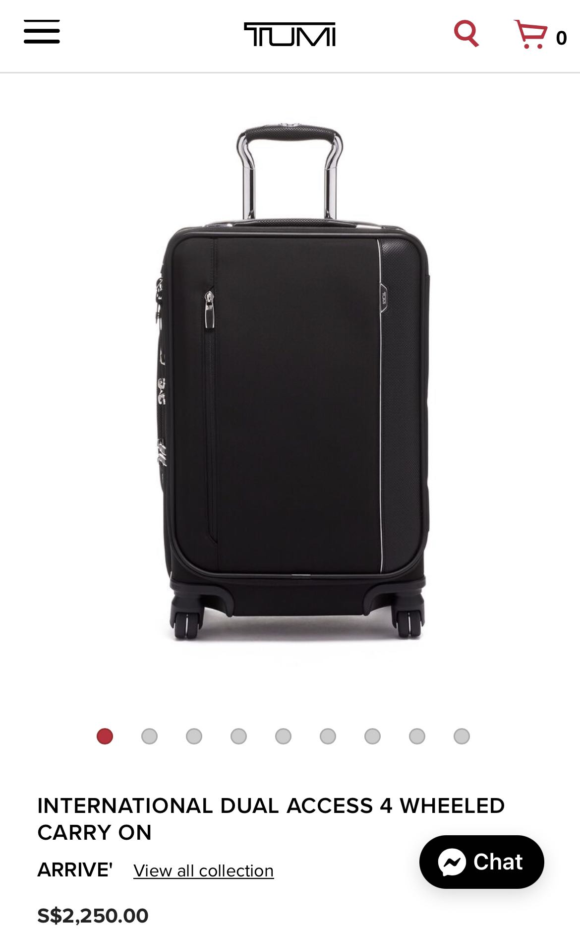 Tumi arrive international carry on hotsell