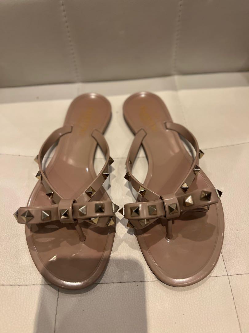 Valentino bow discount slippers