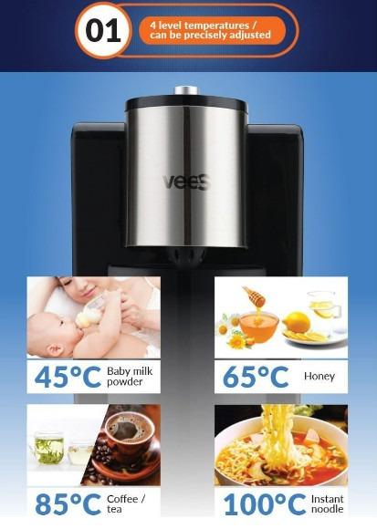 VEES WD400 2.2L Electric Instant Hot Water Dispenser Instant Boiler, TV u0026  Home Appliances, Kitchen Appliances, Kettles u0026 Airpots on Carousell