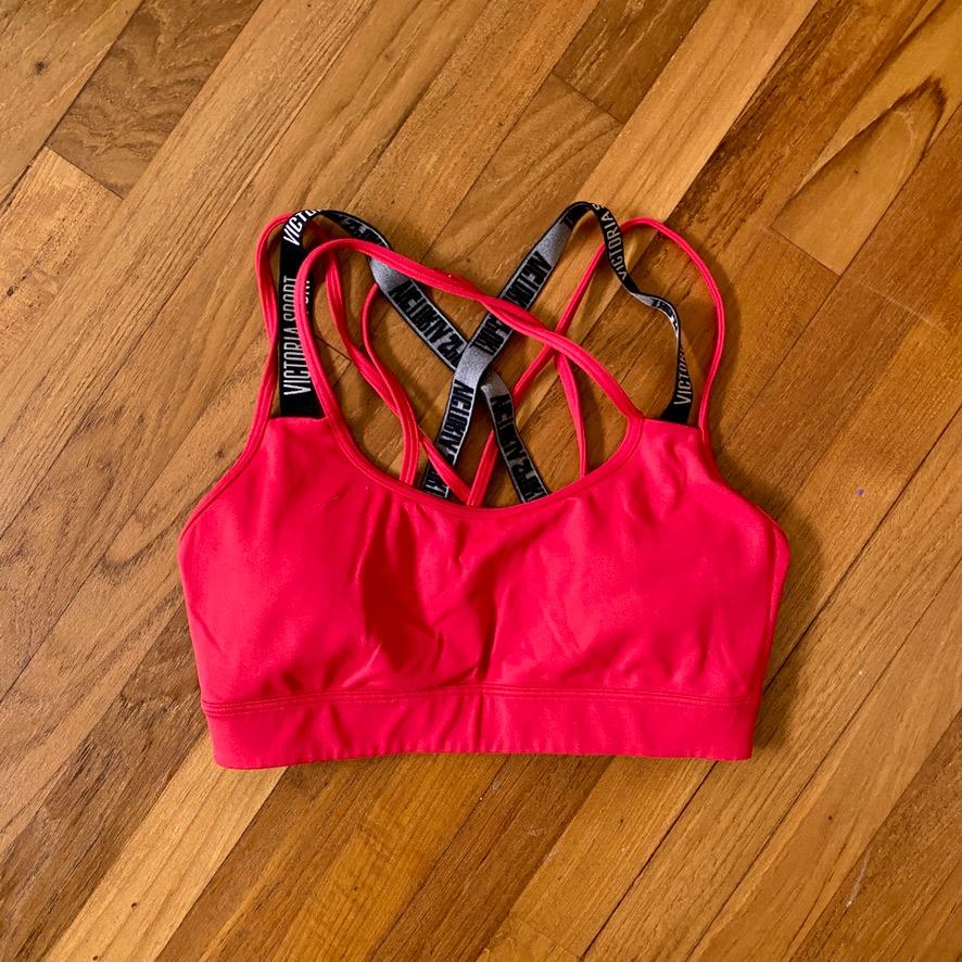 Victoria secret red sports bra online