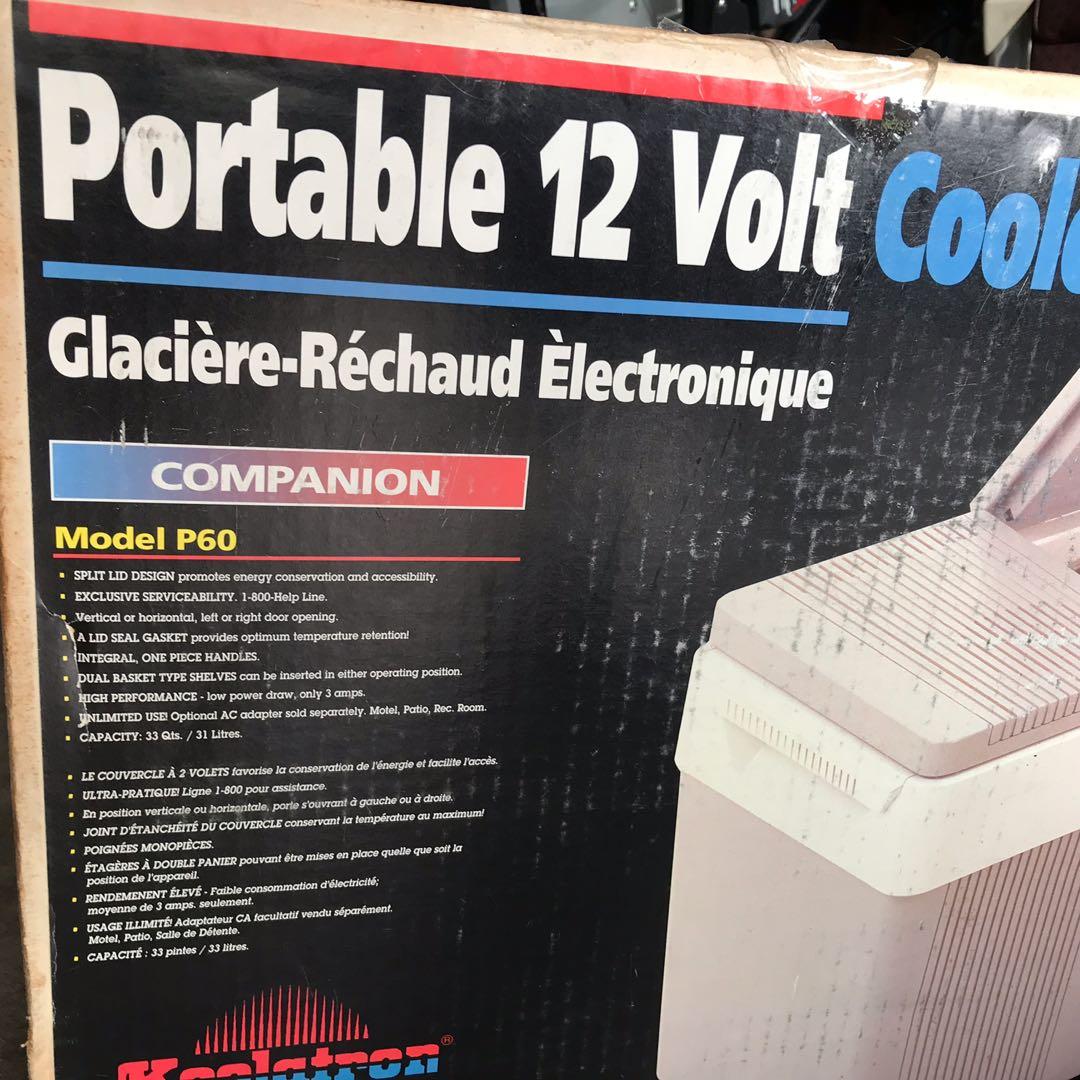 Vintage Koolatron Portable 12v Cooler Warmer Box Made in Canada like
