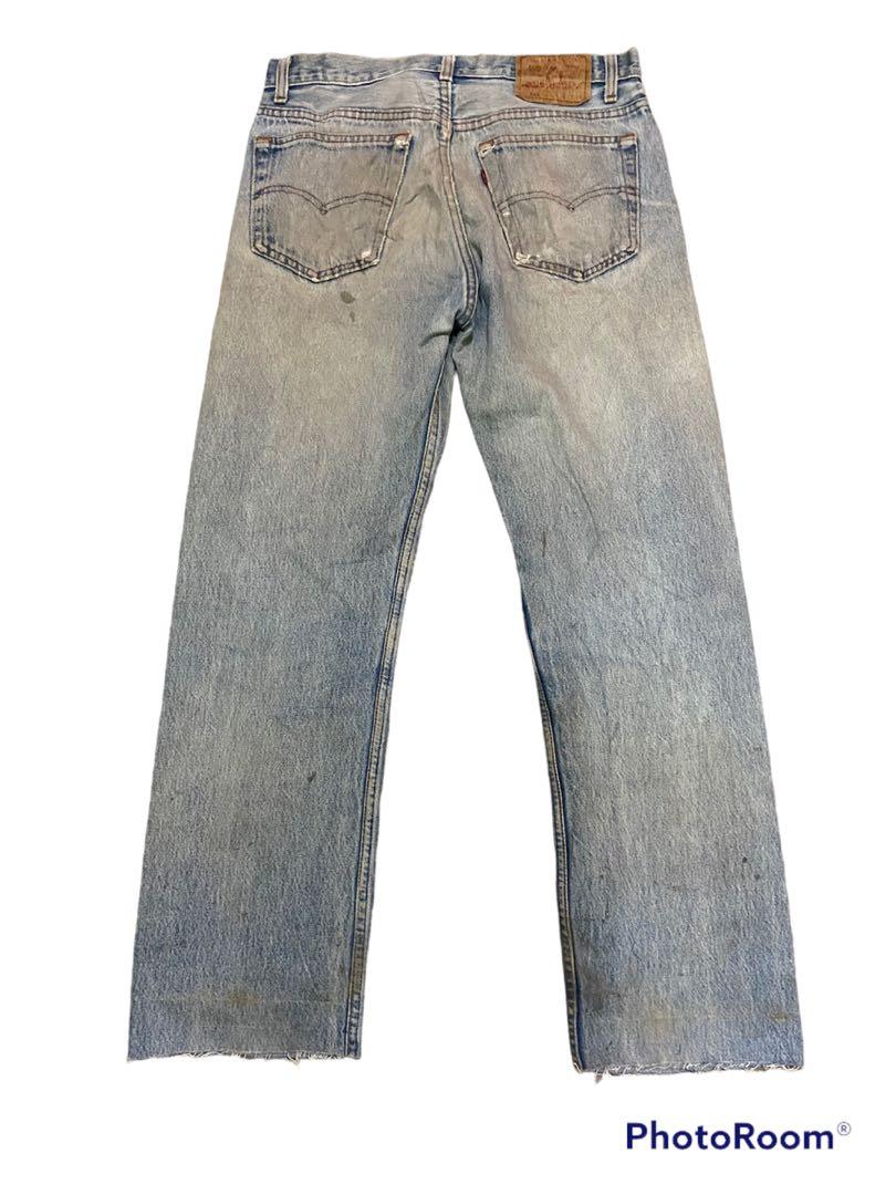 Vintage Levis 501 kain pasir RM10, Men's Fashion, Bottoms, Jeans on ...