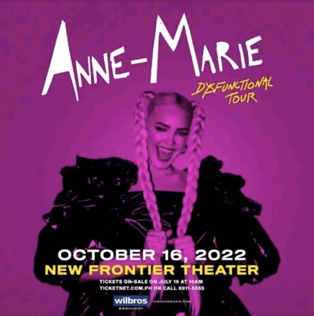 VVIP ticket for ANNE MARIE CONCERT, Tickets & Vouchers, Event Tickets