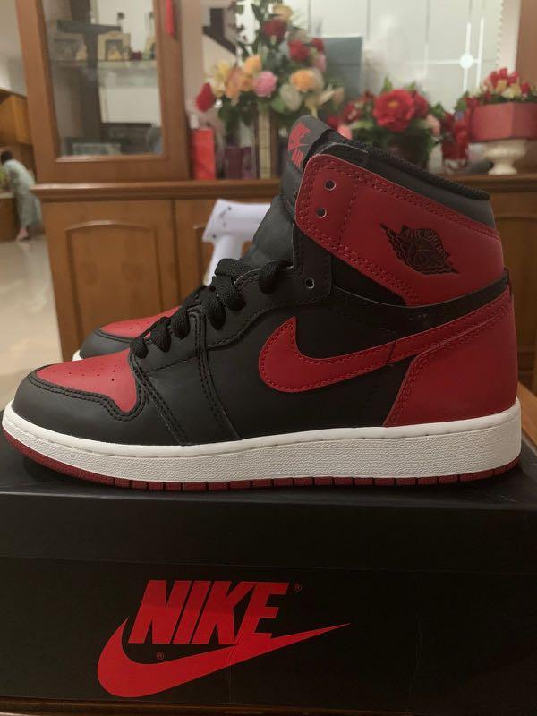 Air jordan top 1 bred 2016
