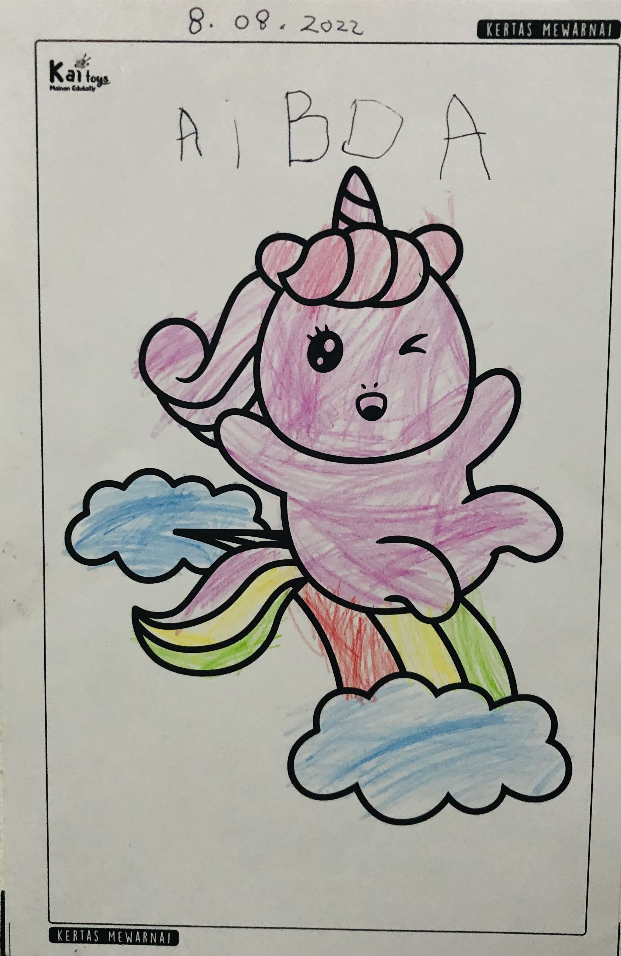 Worksheet mewarnai Bayi Anak Mainan Baby Walker di Carousell