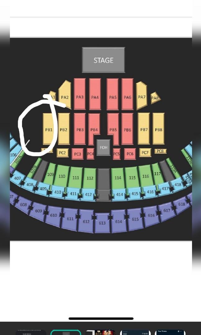 (original price from website)Jay chou concert tickets, Tickets