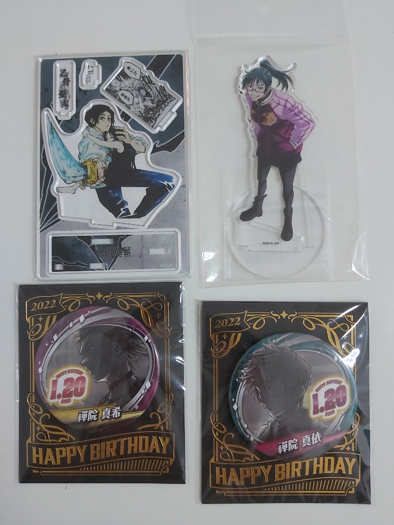 (WTS/LFB) JJK Jujutsu Kaisen Acrylic & Pins, Hobbies & Toys