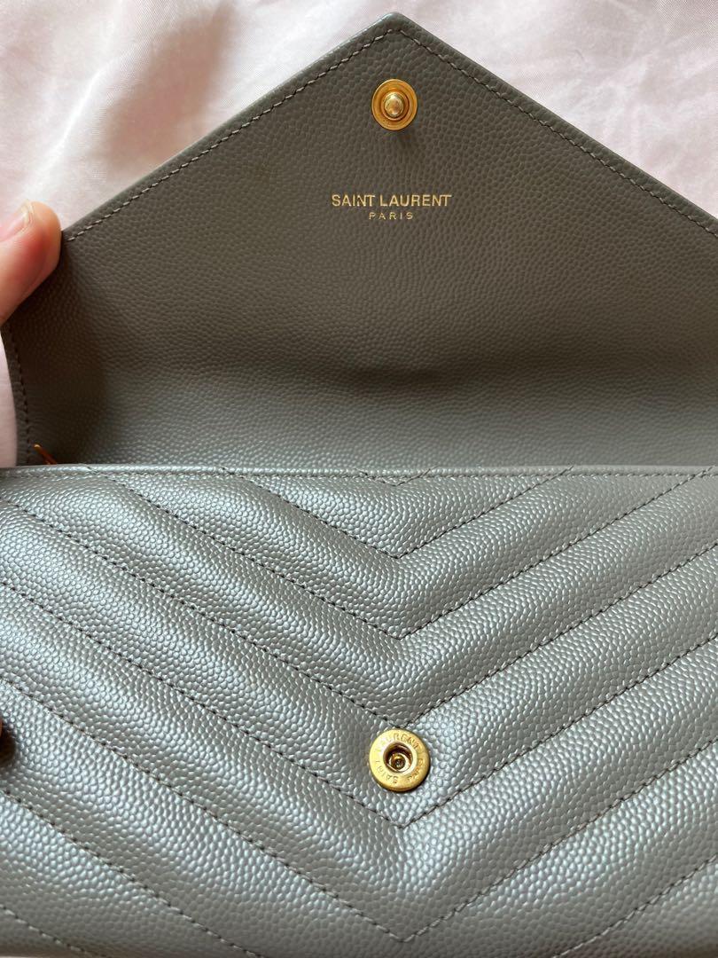 YSL envelope long wallet/WOC, Luxury, Bags & Wallets on Carousell