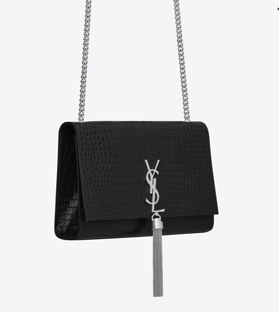 Yves Saint Laurent Vintage - Kate Leather Crossbody Bag - Black