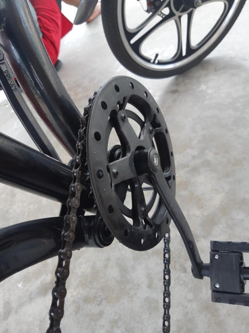 Yuechi folding bike 7 speed, Sports Equipment, Bicycles & Parts