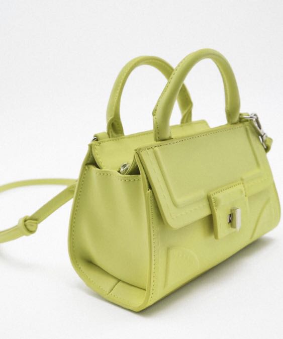 ZARA LIME GREEN CROSSBODY BAG
