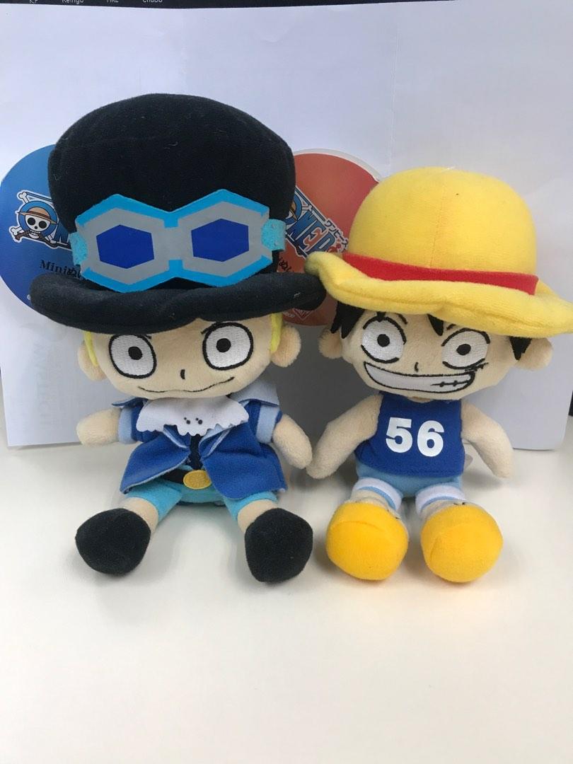 100一對 海賊王one Piece Mini 公仔幼少期系列草帽路飛薩波一對海賊王公仔 興趣及遊戲 玩具 遊戲類 Carousell