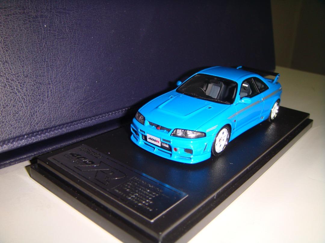 1/43 Nismo 400R (Tuned version of Nissan Skyline GTR R33) in blue by HPI  Models, 興趣及遊戲, 玩具& 遊戲類- Carousell