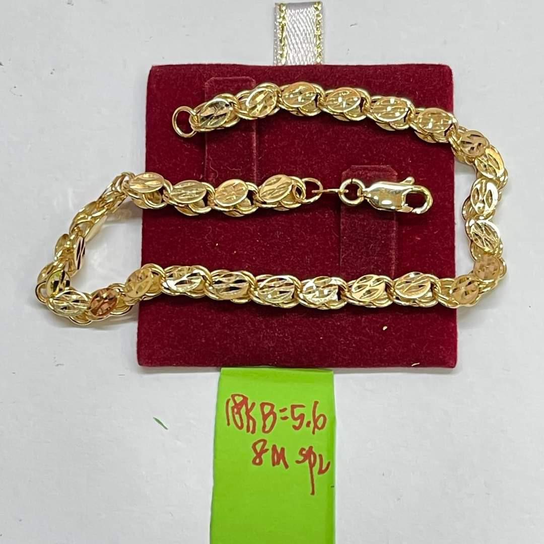 18K Saudi Gold Damascus bracelet, Women's Fashion, Jewelry & Organizers