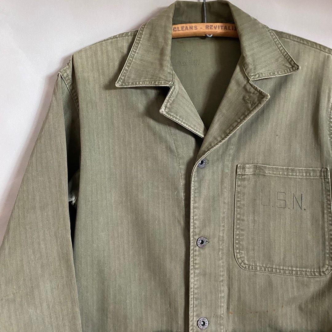 輝く高品質な 40s 大戦 II WW jacket HBT N3 ミリタリージャケット 