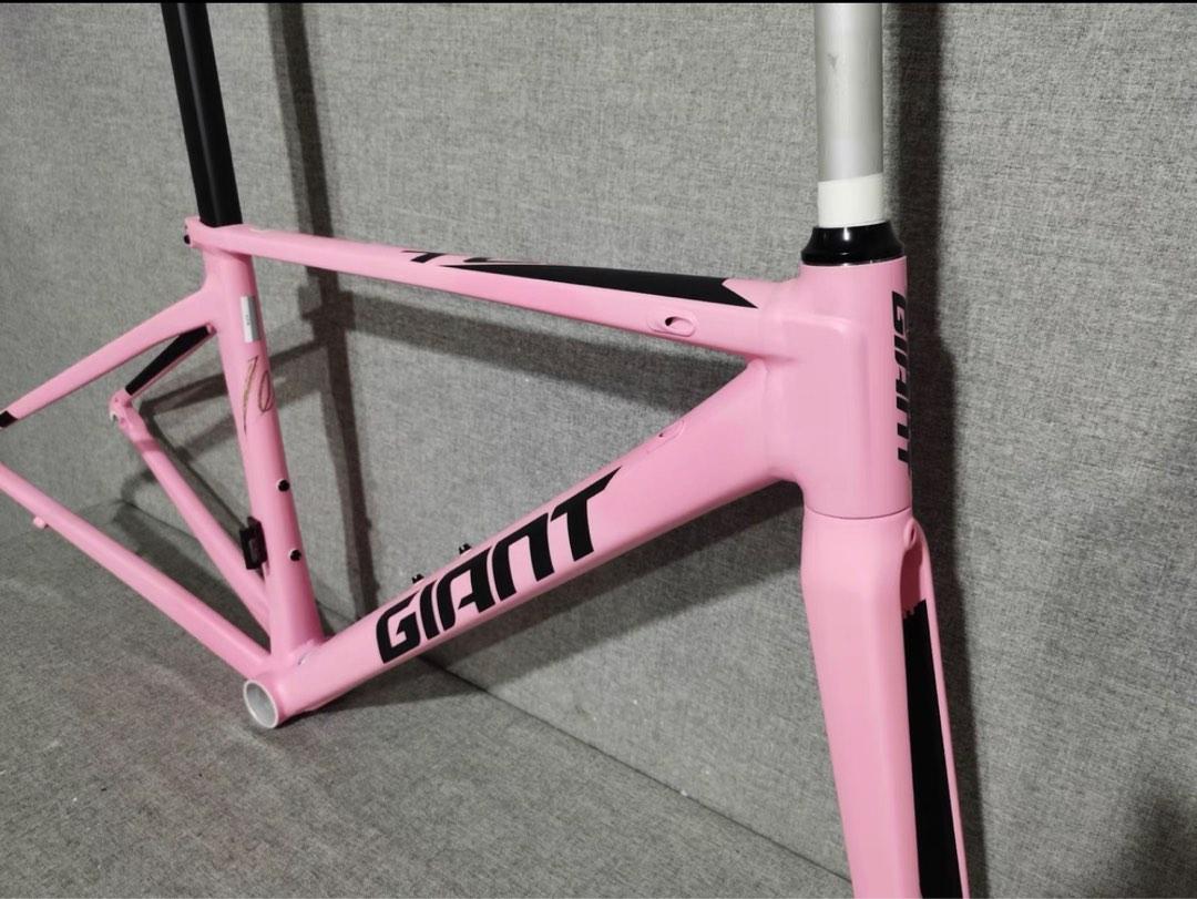 Giant bike pink top
