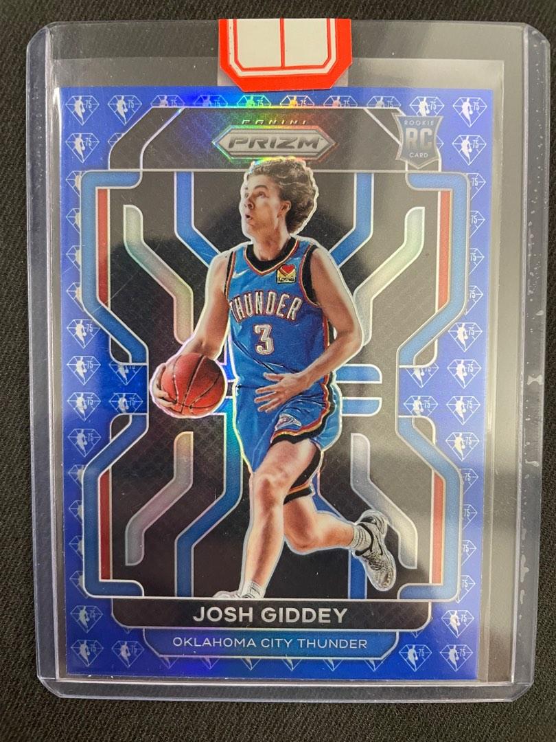 21-22 Panini Prizm NBA Josh Giddey rookie card RC 75th Anniversary