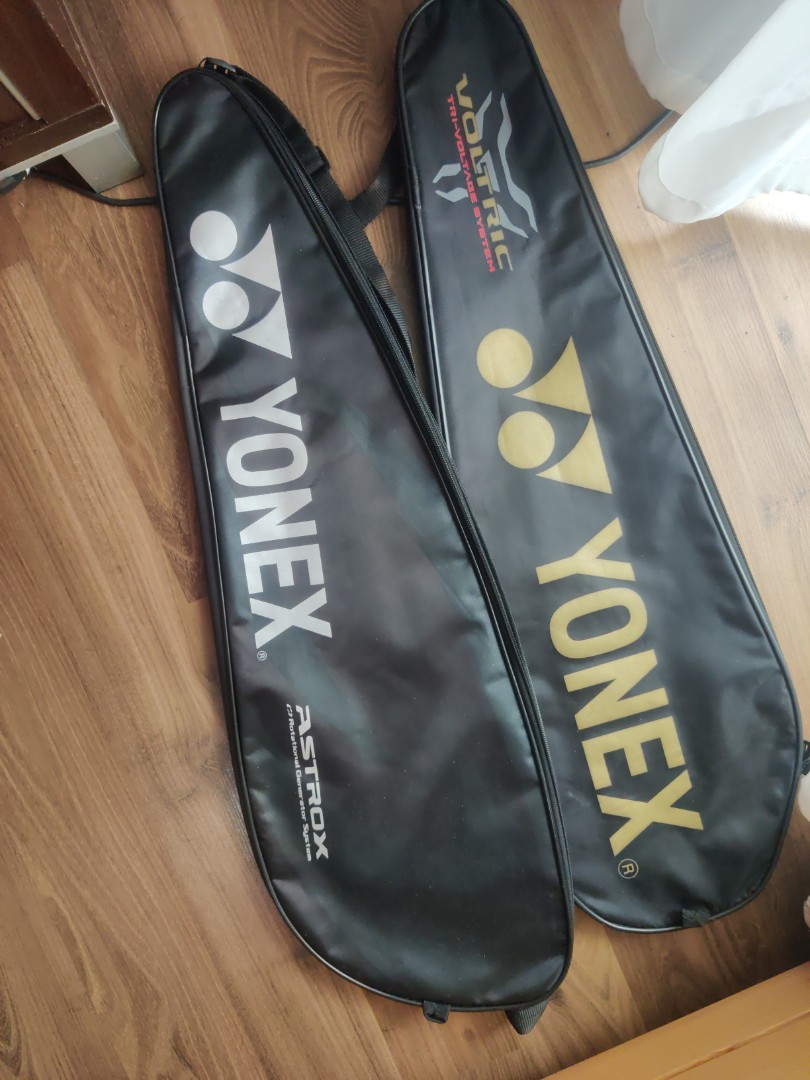 2 Yonex Badminton Racket Covers, Sports Equipment, Sports & Games