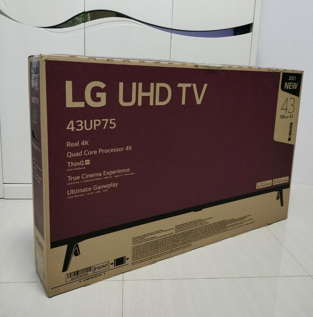 43 Inch Empty Box 43” LG UHD TV Empty Box With Protection Foam, TV & Home Appliances, TV ...