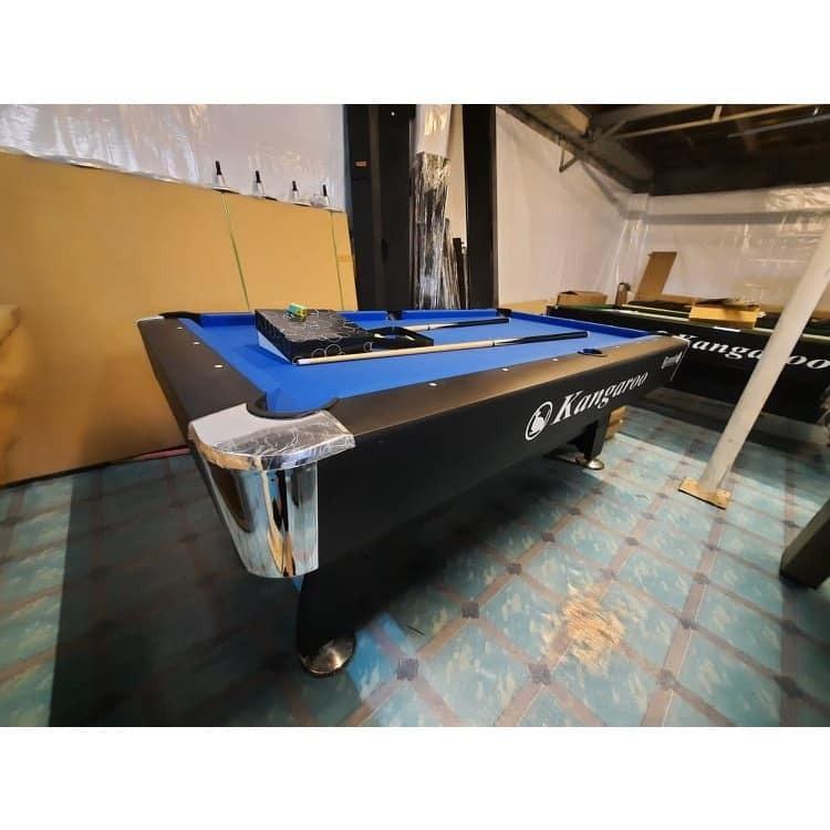 4X8 FT MDF KANGAROO JUNIOR SIZE BILLIARD TABLE (Category: Billiards and Bowling) located in San Pablo. Submitted by ablpsports (Listing ID 1182197270, Image 2). Description: FOR SALE! FOR SALE! 4X8 MDF KANGAROO JR. SIZE BILLIARD TABLE Inclusions: -2Pcs. Reyes Cue (Tako) -1Pc. Plastic Triangle -1Pc. Brush -2Inch. Billiard Ball -Billiard Chalk (Tisa) YOU CAN ALSO VISIT OUR PHYSICAL STORE: We are located at 9017 blk 13 lot 7 Angeles Heights Subd. Br
