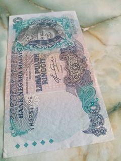 （637）Malaysia 5 series RM 50