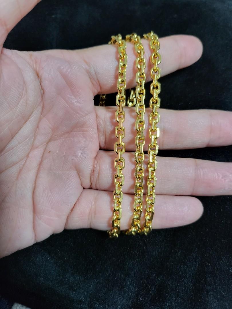Gold necklace top with gram