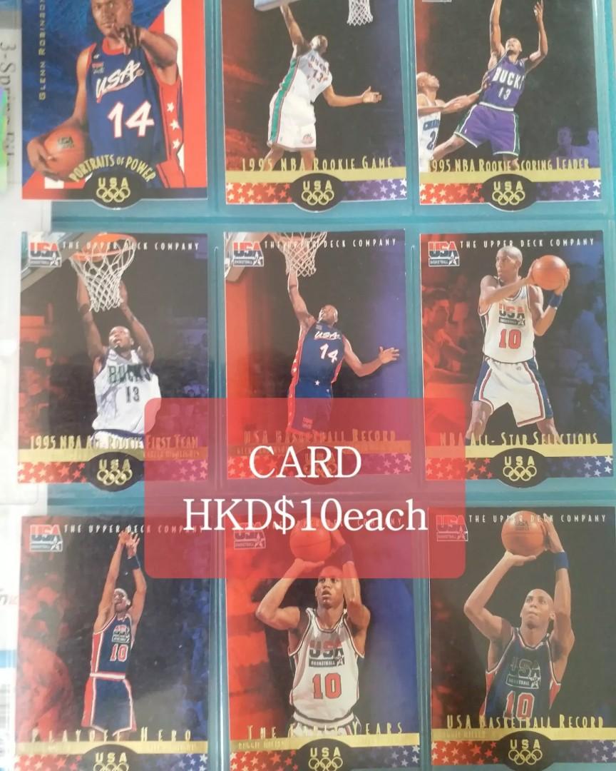 美國運動體育籃球明星收藏閃卡奥運金牌夢幻三隊USA NBA basketball