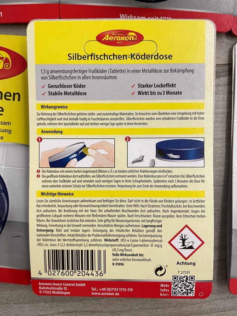 Silverfish  Aeroxon Insect Control GmbH