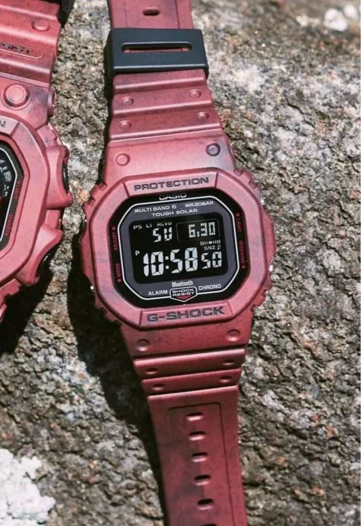 沙漠大地特別系列gw B5600sl 4 Gw B5600sl 紅岩混色太陽能藍芽正個跳字 Casio G Shock 正品正貨有保養 限時特價 Gwb5600sl 男裝 手錶及配件 手錶 Carousell