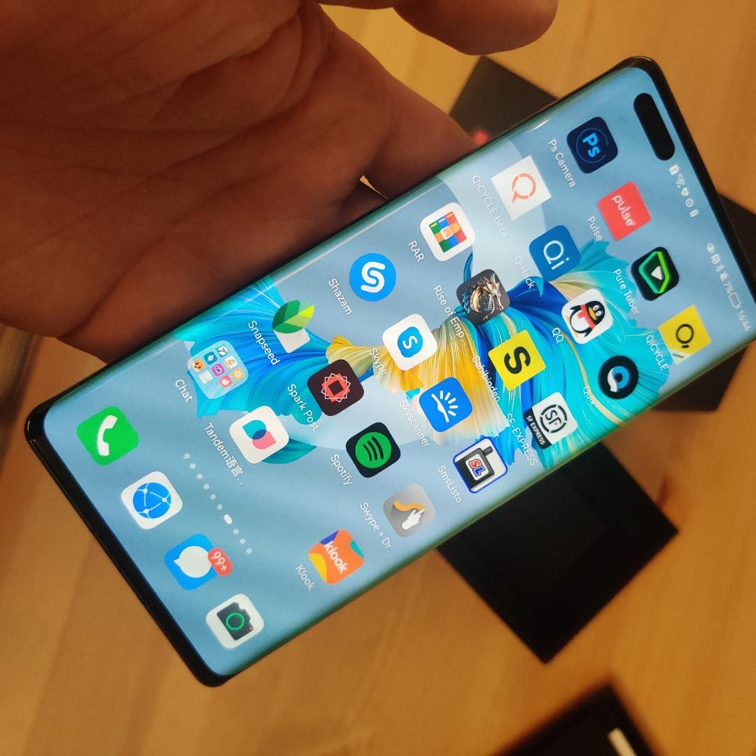 二手 行貨✨Huawei Mate 40 Pro 5G (256GB+8GB RAM) 銀色 (90%NEW), warranty 2023/09/19