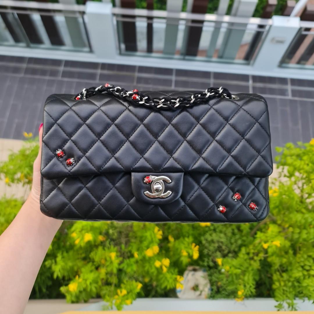 Chanel Classic Handbag Medium Blue Caviar, Luxury, Bags & Wallets on  Carousell