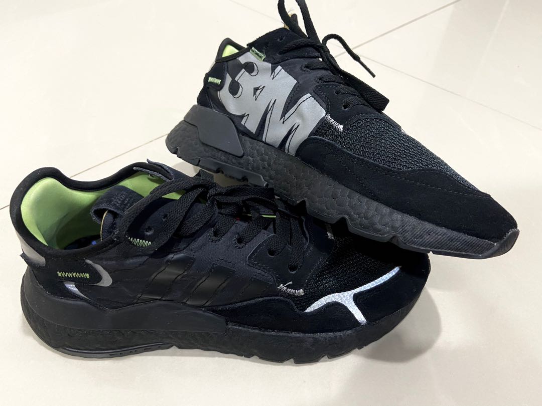 Adidas nite jogger collab with 3M, Fesyen Pria, Sepatu , Sneakers di  Carousell