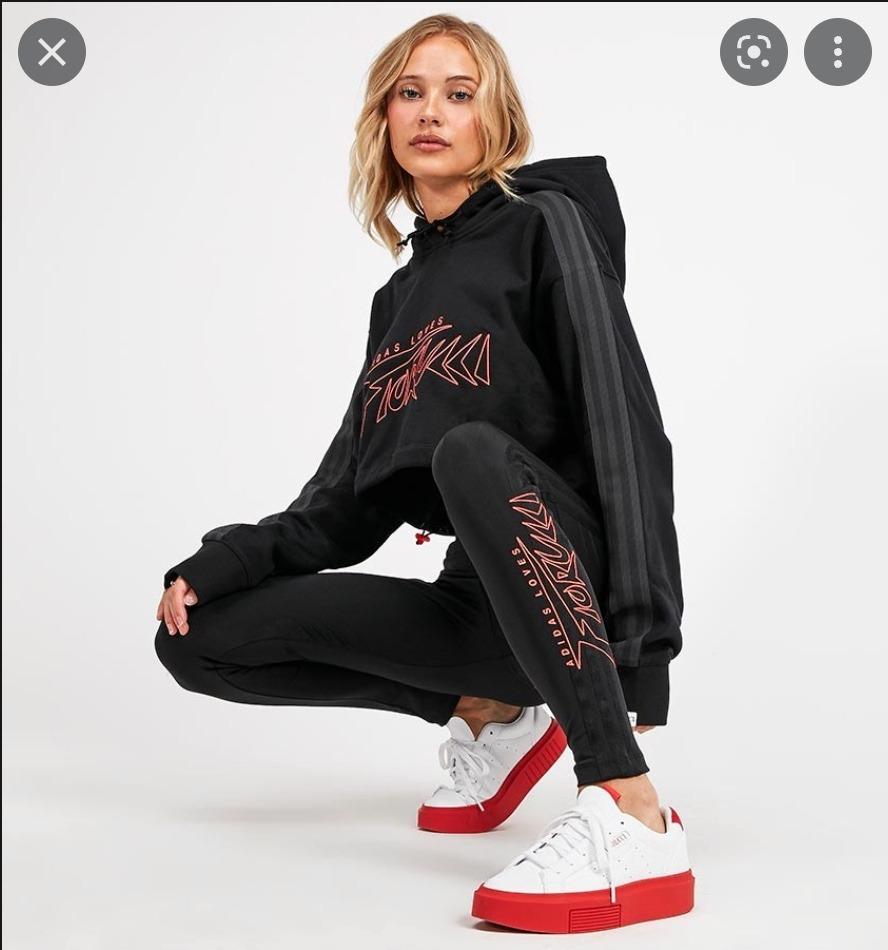 Adidas leggings and hoodie set hot sale