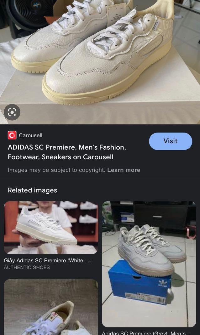 Adidas Off White, Men's Fashion, Footwear, Sneakers on Carousell