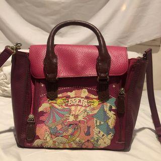 Aesthetic Vintage Mini Sling Bag Brera Purple Pink Magenta Bag