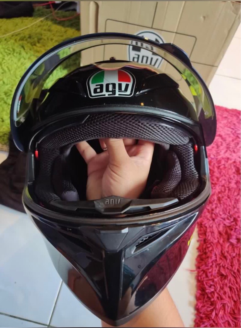 Agv k3 helmet, Auto Accessories on Carousell
