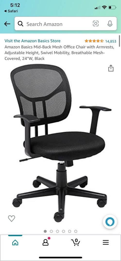 Amazon Basics Argo Chair 辦公室椅子 傢俬 家居 傢俬 椅子 Carousell
