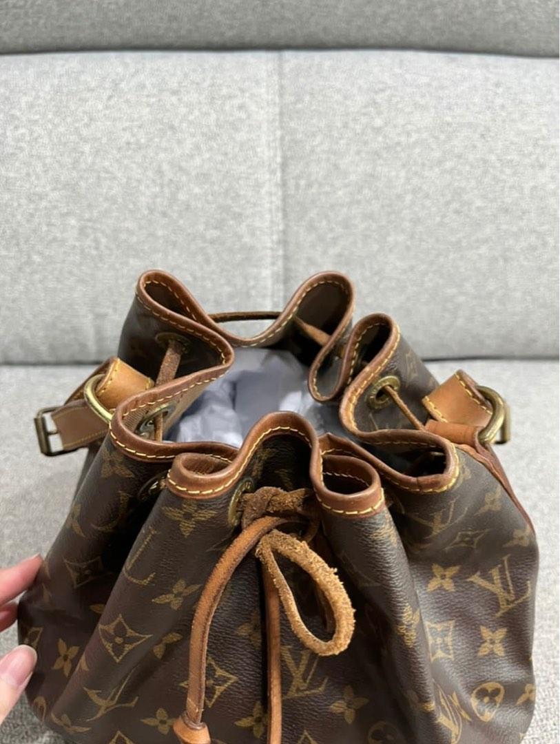 Authentic Louis Vuitton Petit Noe Monogram Shoulder Bag, Luxury, Bags &  Wallets on Carousell