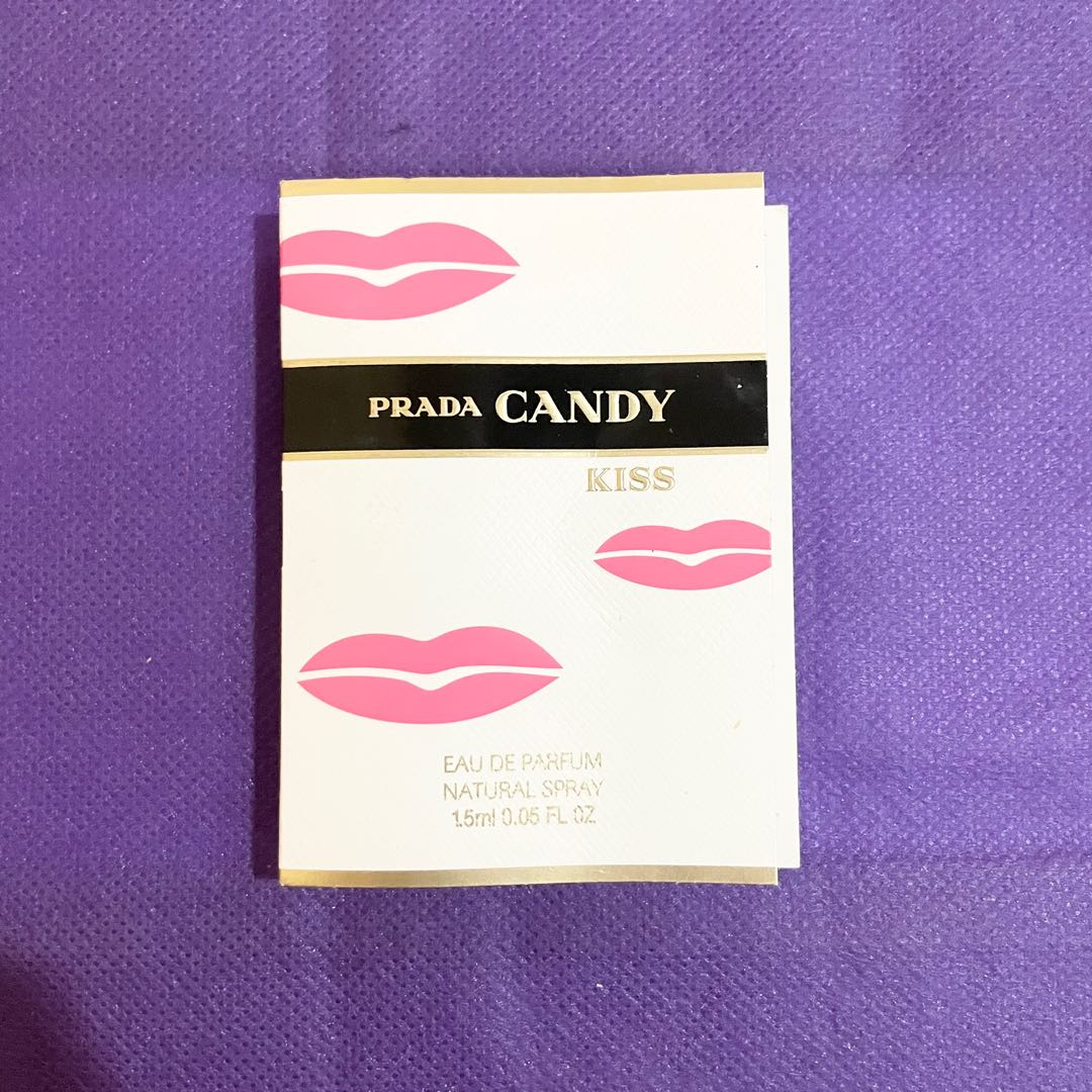 AUTHENTIC Prada candy kiss eau de parfum perfume vial spray, Beauty