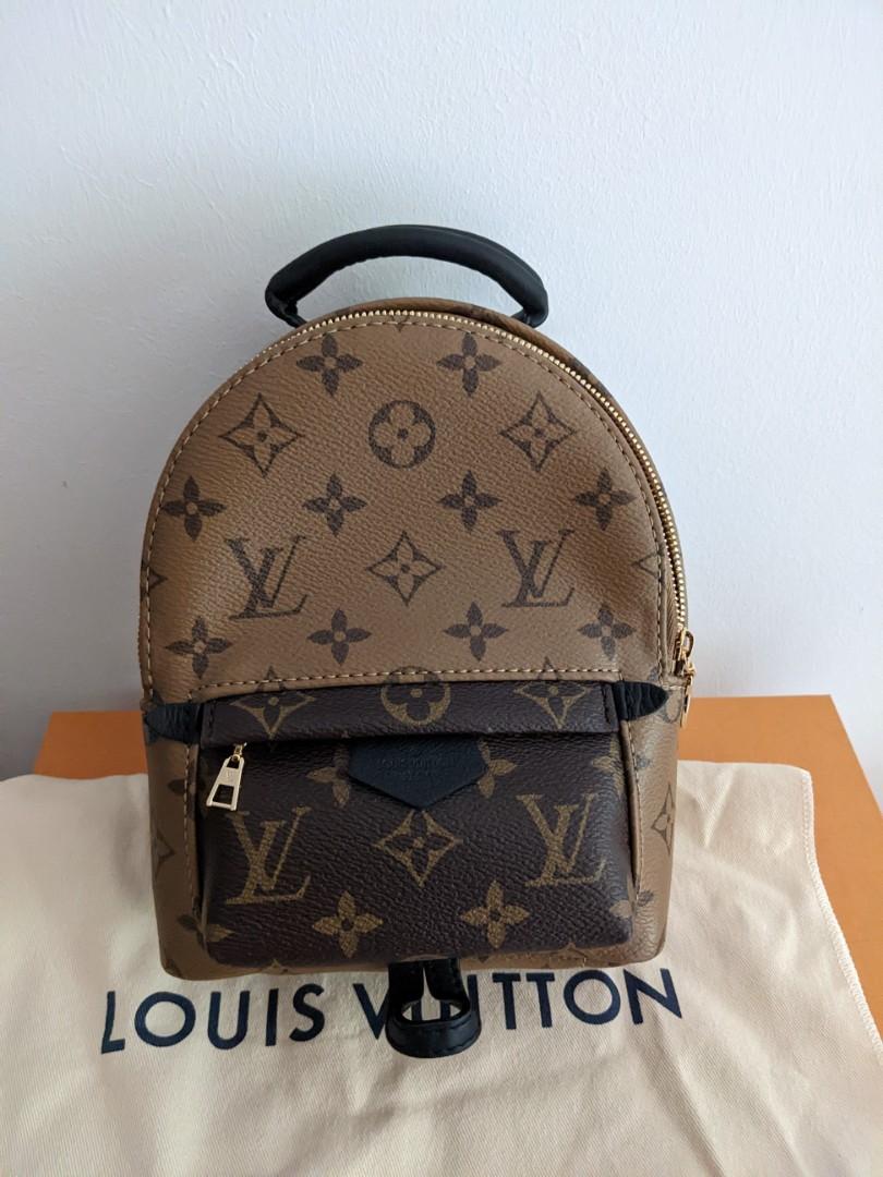 LOUIS VUITTON Monogram Palm Springs Mini Backpack M44873 LV Auth