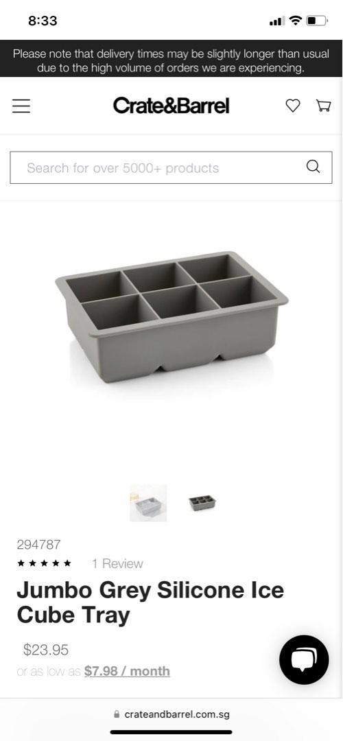 Crate & Barrel Heart Ice Cube Tray  Heart ice cube tray, Crate and barrel, Ice  cube