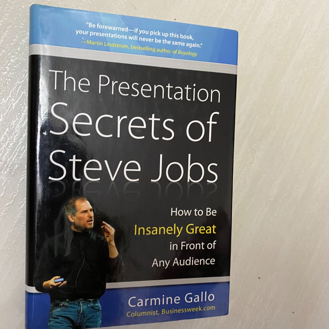 book the presentation Secrets of Steve Jobs, 興趣及遊戲, 書本 & 文具, 雜誌及其他
