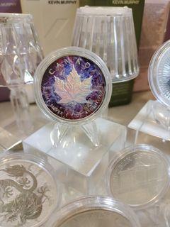Canada 1oz silver coin holographic rare