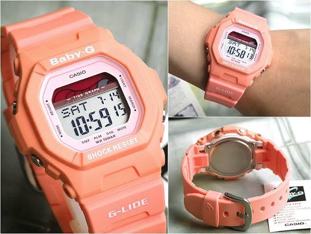 Casio G Shock Baby G G lide Tide Surfers Watch BLX5600 4 orange