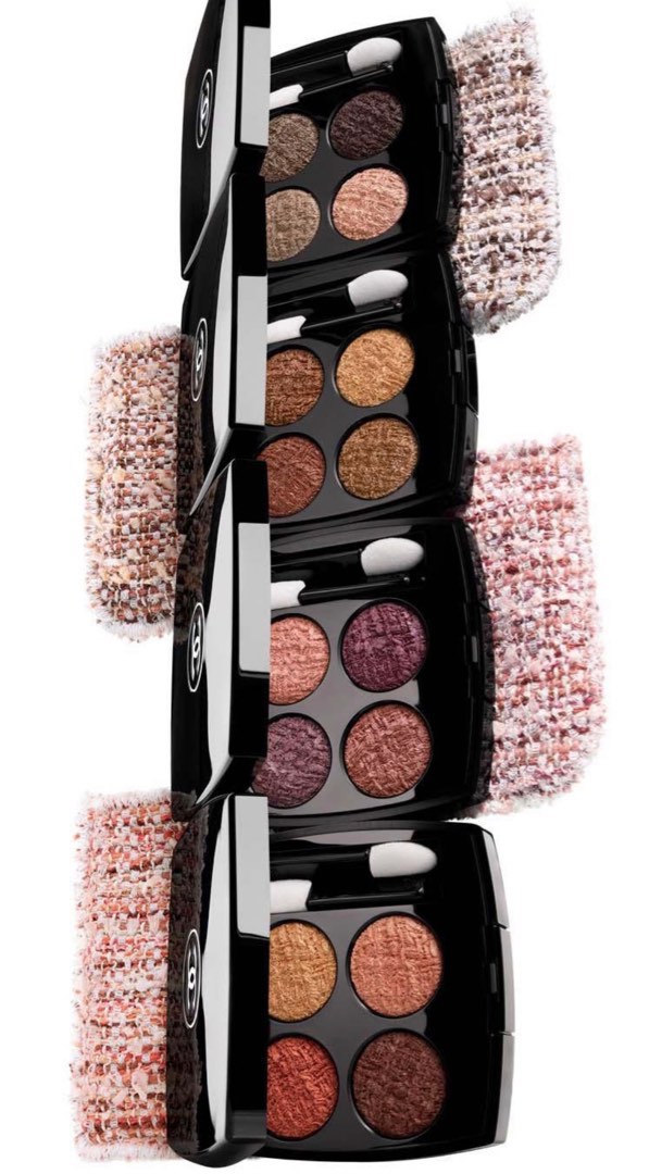 CHANEL Fall 2022 Les 4 Ombres Tweed Eyeshadow Palettes, Beauty