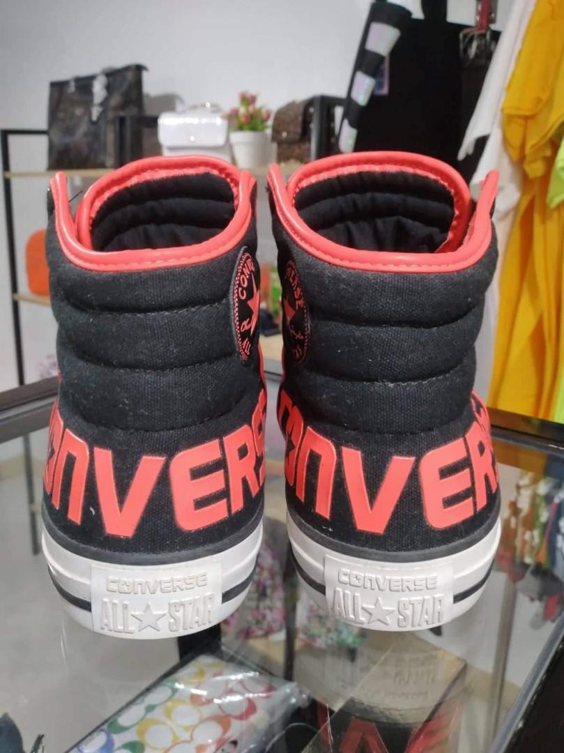 Converse neon orange sneakers store