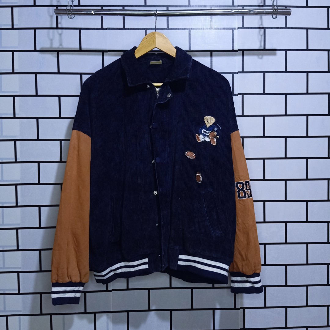 Corduroy Varsity Jacket, Men's Fashion, Coats, Jackets and Outerwear on