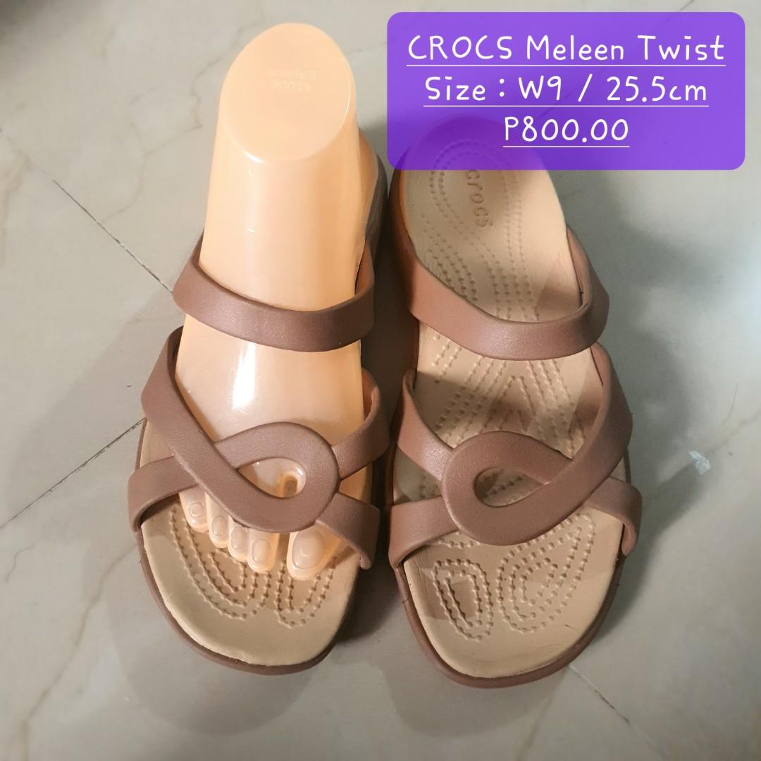 CROCS Meleen Twist Sandals Size W9 25.5cm Women s Fashion