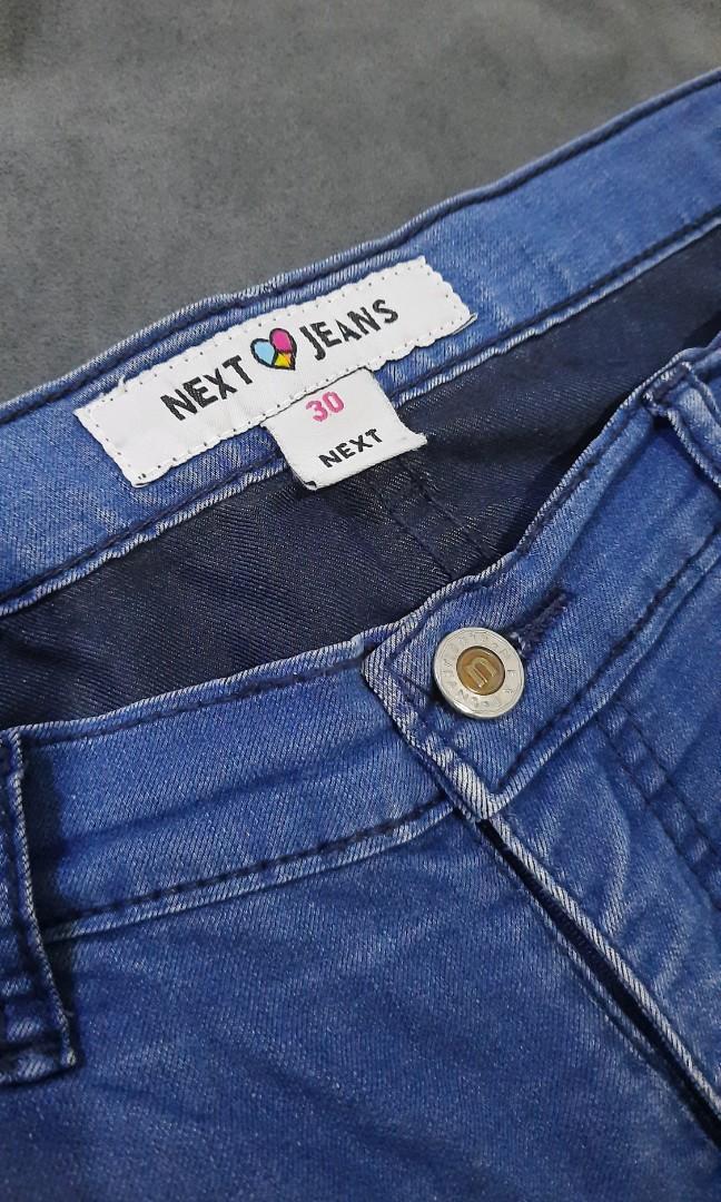 Dark Blue Denim Pants, Women's Fashion, Bottoms, Jeans on Carousell