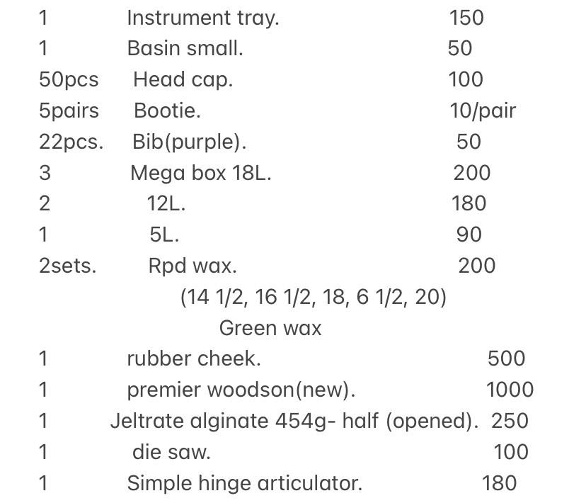 List of Dental materials on Carousell